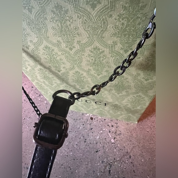 Brown & Black Bag 100% AUTHENTIC GUCCI Original $900 SALE Vintage Condition! - Picture 5 of 14